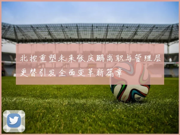 北控重塑未来张庆鹏离职与管理层更替引发全面变革新篇章